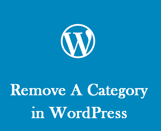 حذف Category در وردپرس