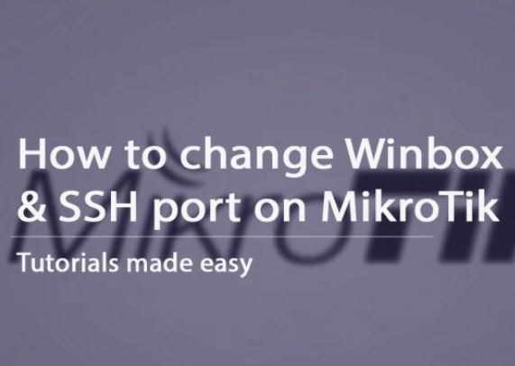نحوه تغییر پورت MikroTik SSH [تغییر پورت Winbox]