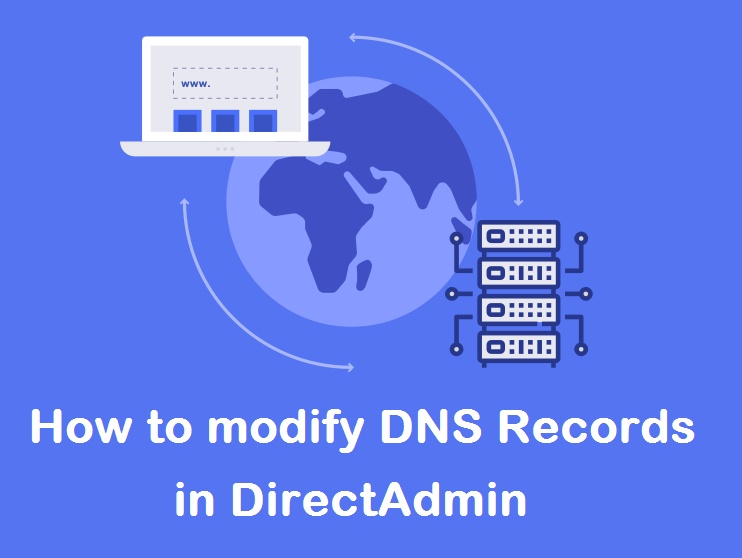 تغییر رکوردهای DNS در دایرکت ادمین