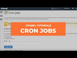 cron jobs در cPanel