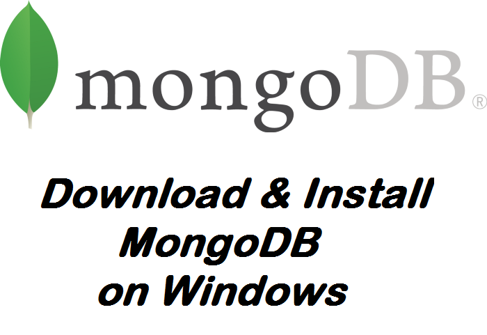 بارگیری و نصب MongoDB در ویندوز