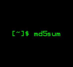 دستور md5sum در لینوکس
