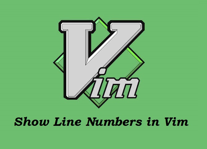 نمایش اعداد خطوط در Vim