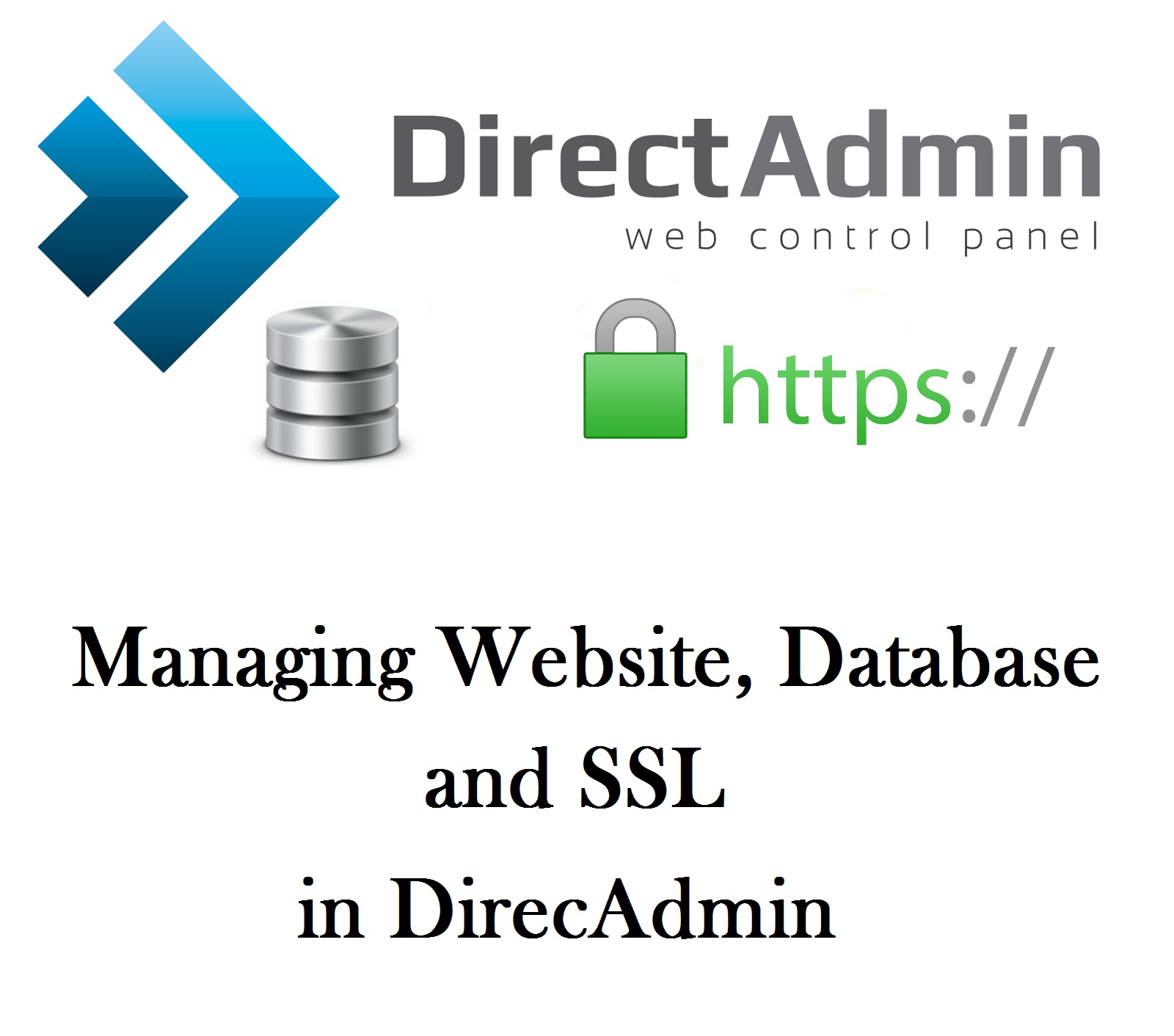 مدیریت وب سایت، پایگاه داده و SSL در دایرکت ادمین