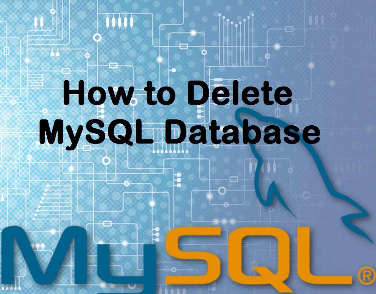حذف پایگاه داده در MySQL از طریق خط فرمان