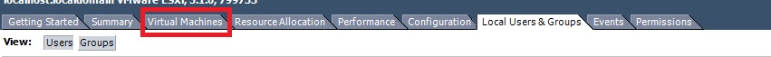 VMware vSphere Client