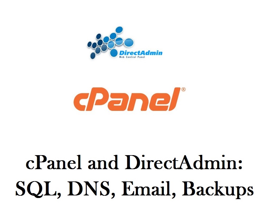 مقایسه SQL ،DNS ،Email و Backup در DirectAdmin و cPanel