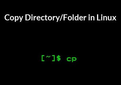 کپی کردن دایرکتوری در خط فرمان لینوکس