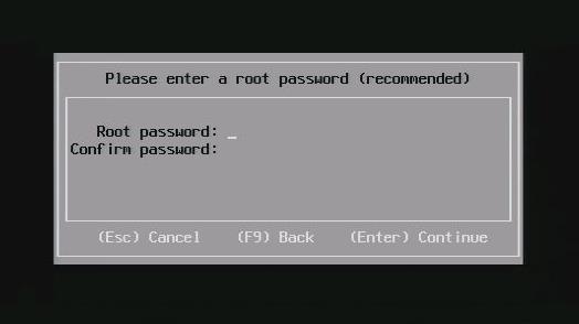 Vmware Installer set password