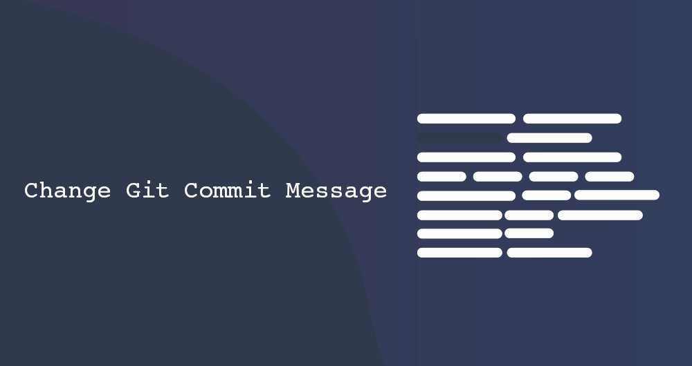 نحوه تغییر پیام Git Commit