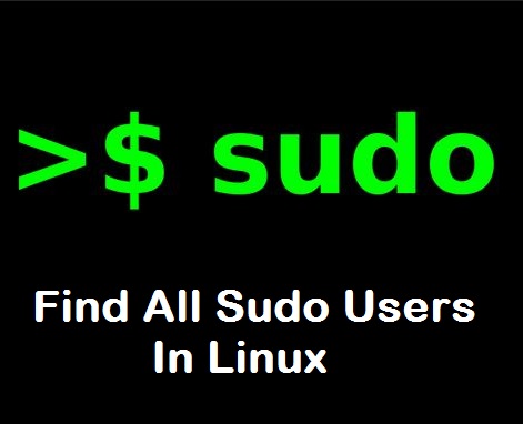 مشاهده تمام کاربران sudo در لینوکس